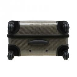 Pre Owned Tumi Light Brown Coated Nylon Medium Tegra Lite Trip Packing Case