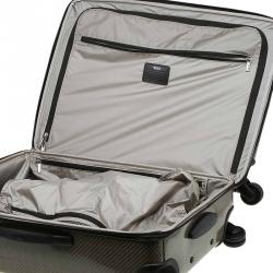 Pre Owned Tumi Light Brown Coated Nylon Medium Tegra Lite Trip Packing Case