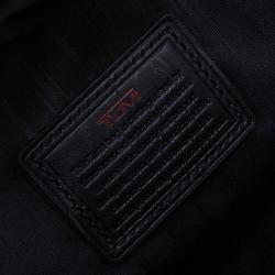 Pre Owned Tumi Black Leather Alpha T-Pass Expandable Laptop Two Wheel Brief Luggage