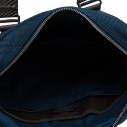 Pre Owned Tumi Blue Nylon Alpha Bravo McNair Slim Briefcase Bag