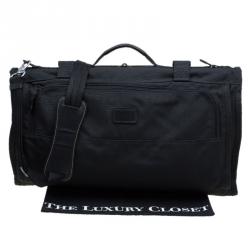 Tumi Black Nylon Tri Fold Garment Travel Bag
