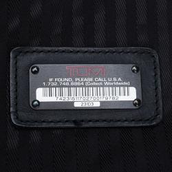 Pre Owned Tumi Black Nylon Tri Fold Garment Luggage Travel Bag