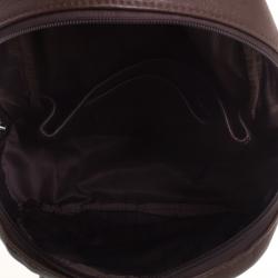 Pre Owned Tumi Brown Leather Murano Sling Backpack