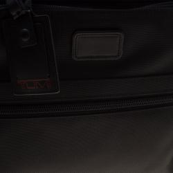 Pre Owned Tumi Black Nylon Carry On Garment Rolling Suitcase