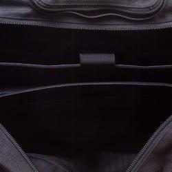 Pre Owned Tumi Black Nylon Carry On Garment Rolling Suitcase