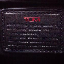 Pre Owned Tumi Black Nylon Carry On Garment Rolling Suitcase