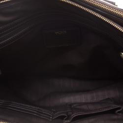 Pre Owned Tumi Dark Brown Leather Beacon Hill Branch Slim Laptop Briefcase