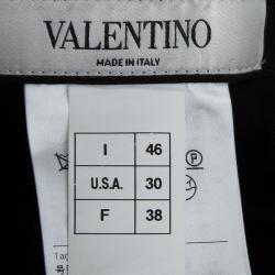 Valentino Black Wool Trousers S