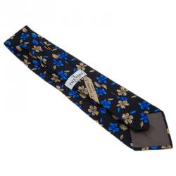 مملوكة مسبقًا ربطة عنق فالنتينو حرير مورد زرقاء