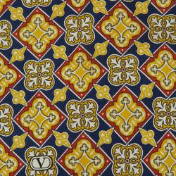 Pre Owned Valentino Multicolor Printed Silk Tie 