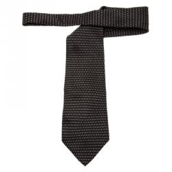 Pre Owned رابطة عنق فالنتينو حرير سوداء