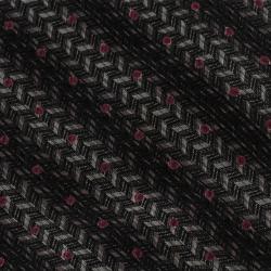 مملوكة مسبقًا ربطة عنق فالنتينو تراديشنال حرير زخرفة منقط مونوكرومي