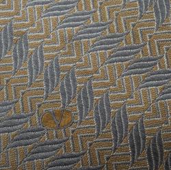 Pre Owned Valentino Beige Patterned Silk Traditional Tie