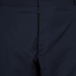 Pre Owned Valentino Men's Navy Blue Wool Suit XL