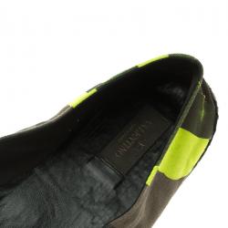 Valentino Camouflage Canvas Espadrilles Size 44