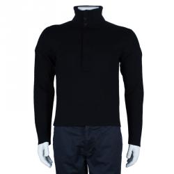 Pre Owned Versace Men's Black Knit Pullover M