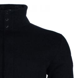 Pre Owned Versace Men's Black Knit Pullover M