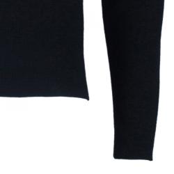 Pre Owned Versace Men's Black Knit Pullover M