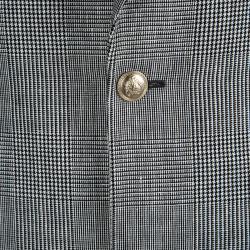 Pre Owned Versace Monochrome Glen Plaid Suit M/L