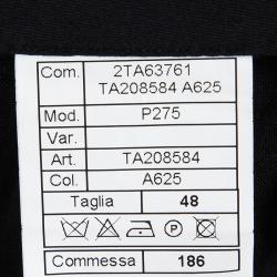 Pre Owned Versace Monochrome Glen Plaid Suit M/L