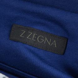 Pre Owned Z Zegna Blue Crew Neck T-Shirt XL