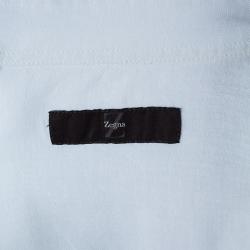 Z Zegna Men's Casual Linen Shirt L