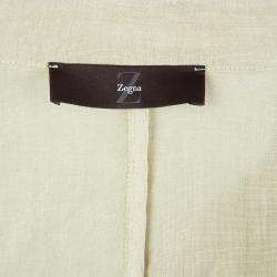 Z Zegna Men's Beige Linen Jacket L
