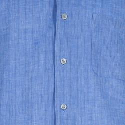 Z Zegna Mens Blue Shirt XL