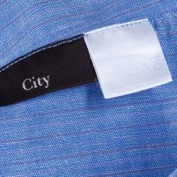Z Zegna Mens Blue Shirt XL