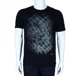 Pre Owned Z Zegna Men's Black T-Shirt XL