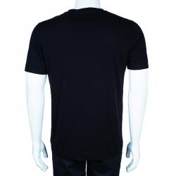 Pre Owned Z Zegna Men's Black T-Shirt XL