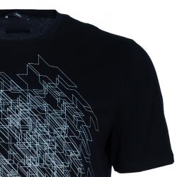 Pre Owned Z Zegna Men's Black T-Shirt XL