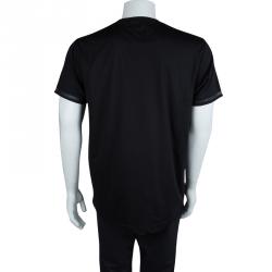 Pre Owned Z Zegna Black Crew Neck T-Shirt XL