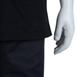 Pre Owned Z Zegna Black Crew Neck T-Shirt XL