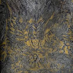 Pre Owned Alexander McQueen Silk Printed Drape Top S