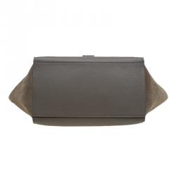 مملوكة مسبقًا Celine Grey Leather Medium Trapeze Tote
