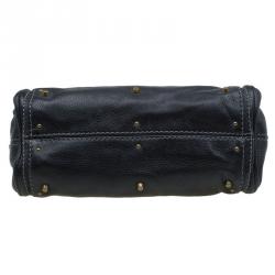 Pre Owned Chloe Black Leather Mini Paddington Satchel