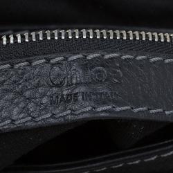 Pre Owned Chloe Black Leather Mini Paddington Satchel