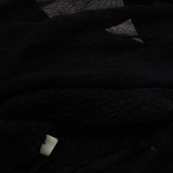 مملوكة مسبقًا Fendi Black Zucca Silk Stole