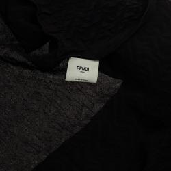 مملوكة مسبقًا Fendi Black Zucca Silk Stole
