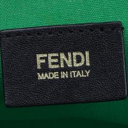 Pre Owned Fendi Tobacco Zucca Coated Canvas Fortune Print Roll Shopper Tote