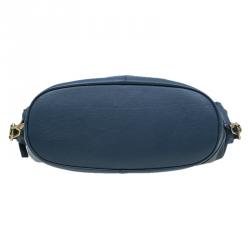 Pre Owned حقيبة يد جيفنشي نايتينغيل متوسطة جلد زرقاء