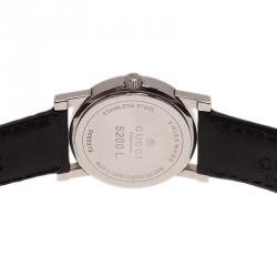 Gucci Logo Stainless Steel 5200 L Women's Wristwatch 27MM