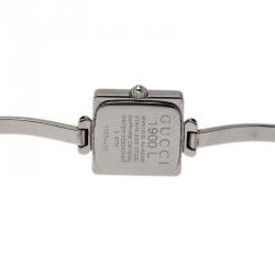 Pre Owned Gucci White Stainless Steel 1900 L Women’s Wristwatch 20MM