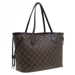 Louis Vuitton Damier Ebene Canvas Neverfull PM Bag
