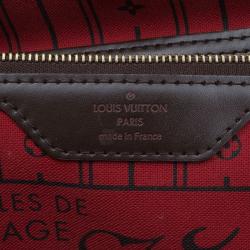 Louis Vuitton Damier Ebene Canvas Neverfull PM Bag