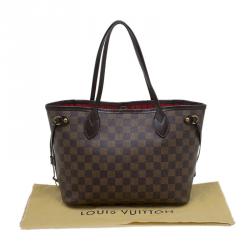 Louis Vuitton Damier Ebene Canvas Neverfull PM Bag