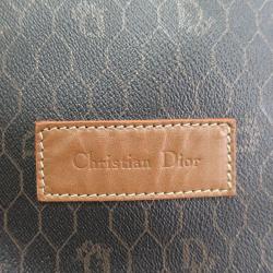 Pre Owned Dior Black / Brown Leather Duffel Bag