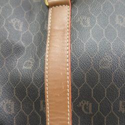 Pre Owned Dior Black / Brown Leather Duffel Bag