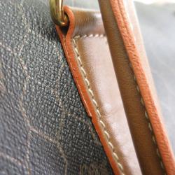 Pre Owned Dior Black / Brown Leather Duffel Bag